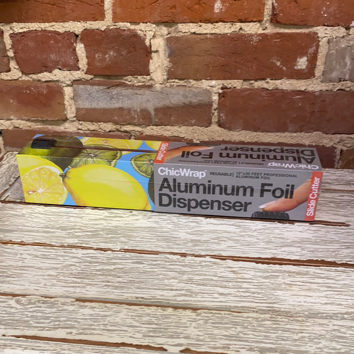 CHIC WRAP ALUMINUM FOIL DISPENSER/LEMON