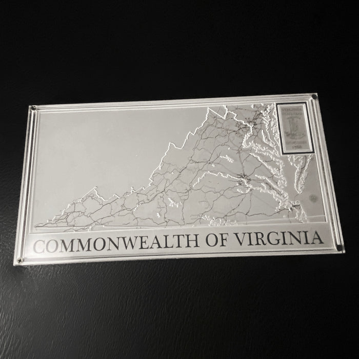 Commonwealth of Virginia Wood Layer Map - Glowforge