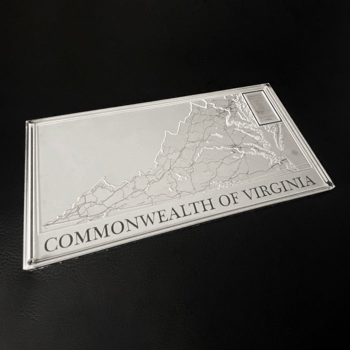Commonwealth of Virginia Wood Layer Map - Glowforge