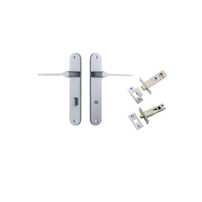 Brushed Chrome / Privacy Kit (Latch+Bolt Included)