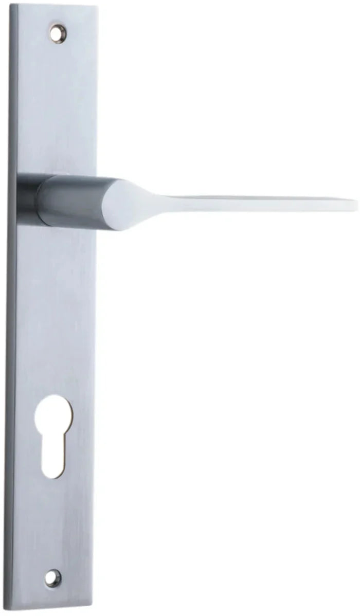 Brushed Chrome / Entrance Leverset Only E85
