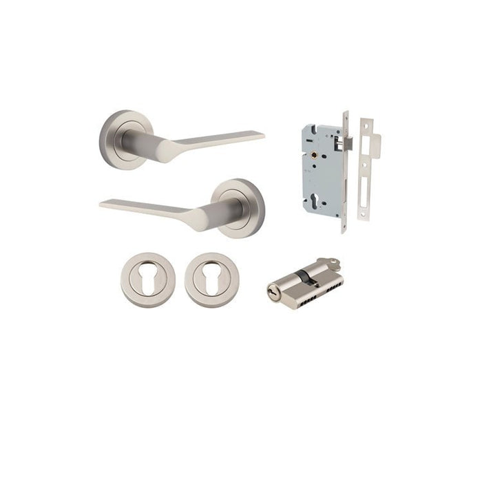 Satin Nickel / Entrance Kit (Key/Key)