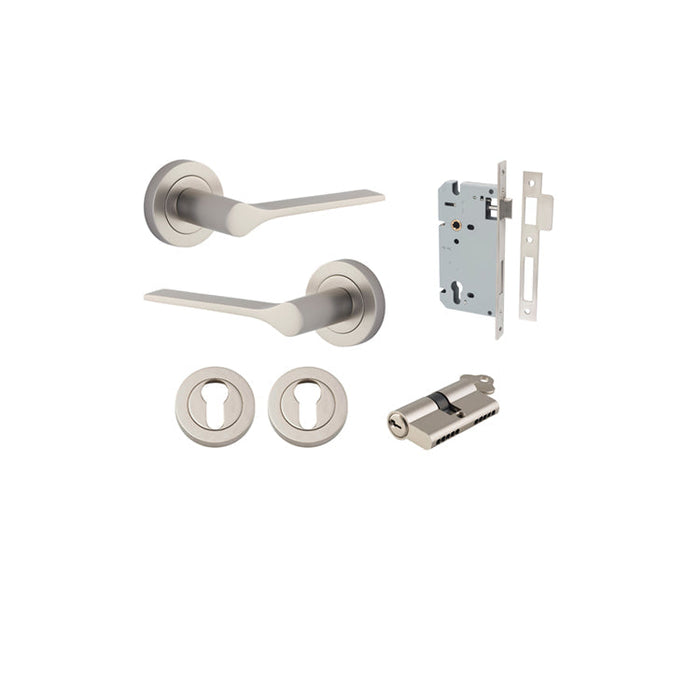 Satin Nickel / Entrance Kit (Key/Turn)