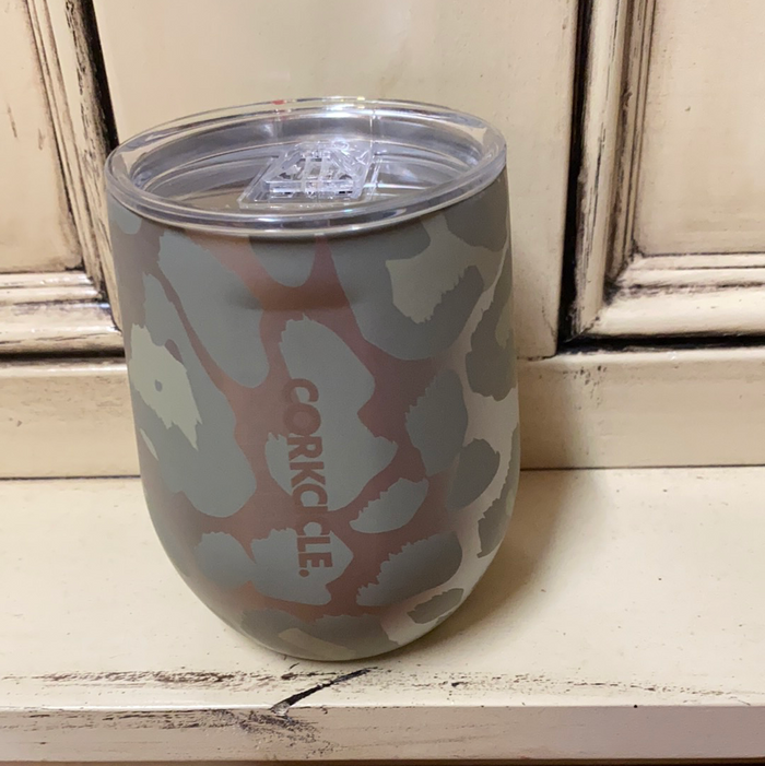 CORKCICLE SNOW LEOPARD STEMLESS GLASS