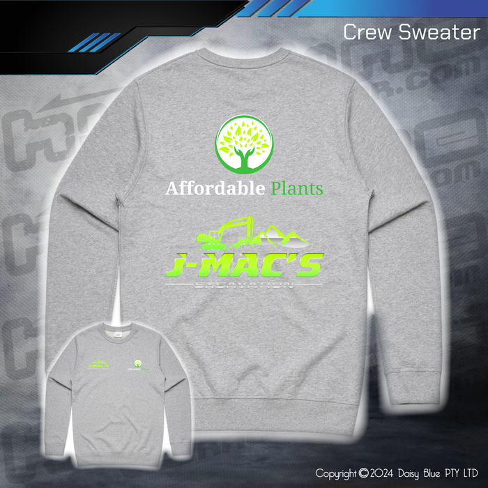 Crew Sweater - JMAC Excavations/Affordable Plants