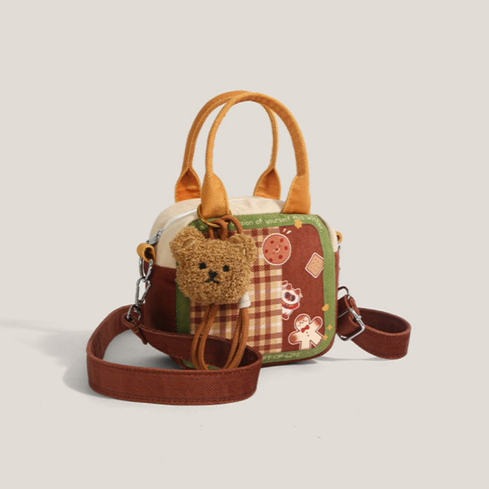 Cute Plaid Mini Square Bag