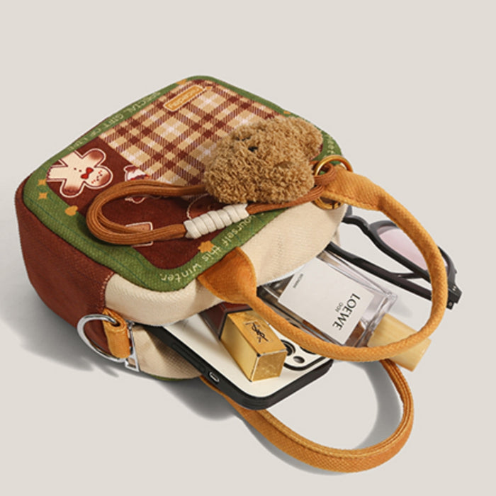 Cute Plaid Mini Square Bag