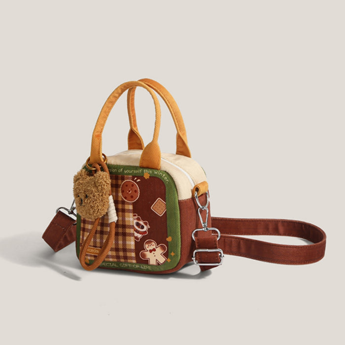 Cute Plaid Mini Square Bag