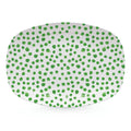Dark Green Dotty Platter