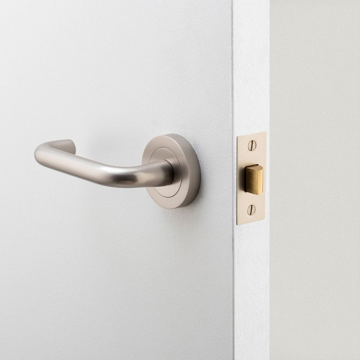 DDA Compliant Oslo Lever - Round Rose - Entry - Point - 20350 - Iver