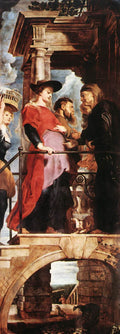 Descent from the Cross (left wing) by Peter Paul Rubens Reproduction Oil Painting on Canvas