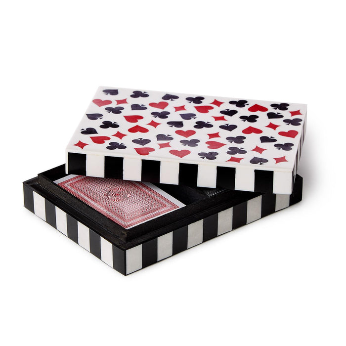 Double Playing Card Set in Handcrafted Box
