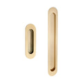 Duke Oval Flush Pull - Satin Brass - Entry - Point - 5241.SB - Zanda