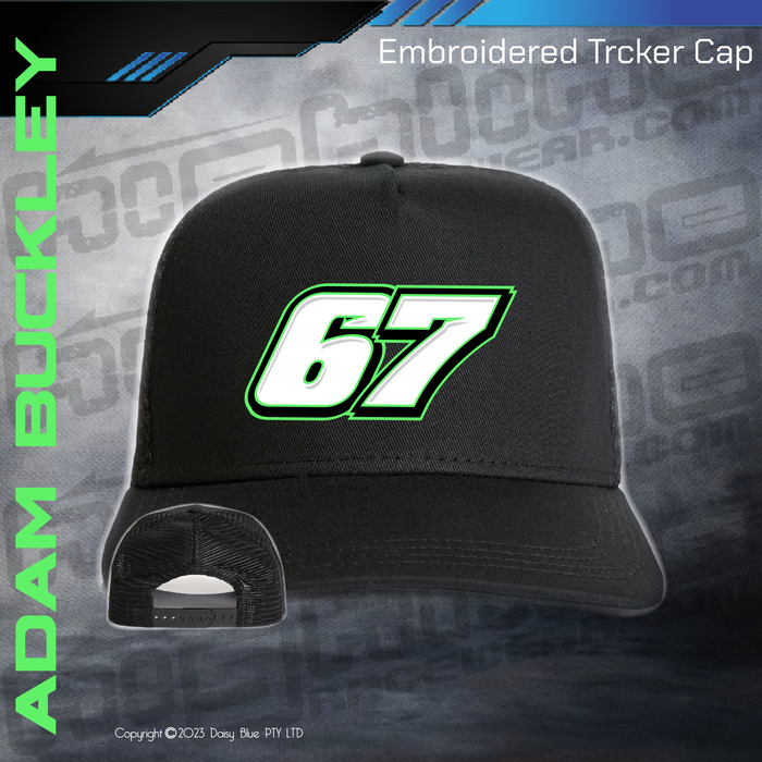 Embroidered Trucker Cap - Adam Buckley