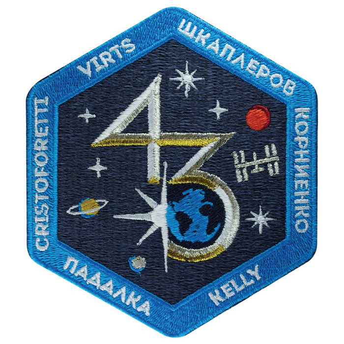 EXPEDITION 43 MISSION PATCH - The Space Store