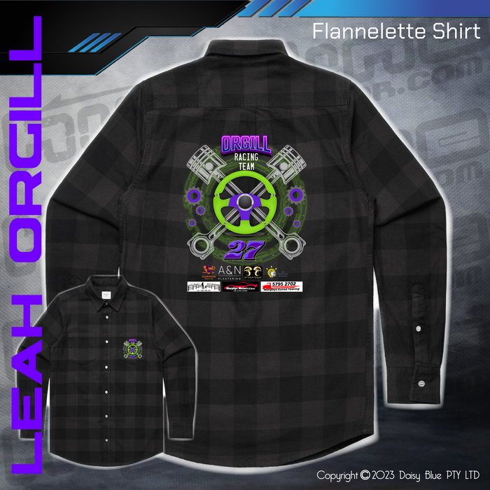 Flannelette Shirt - Leah Orgill