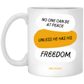 Freedom 11 oz. White - Mix Color Mug