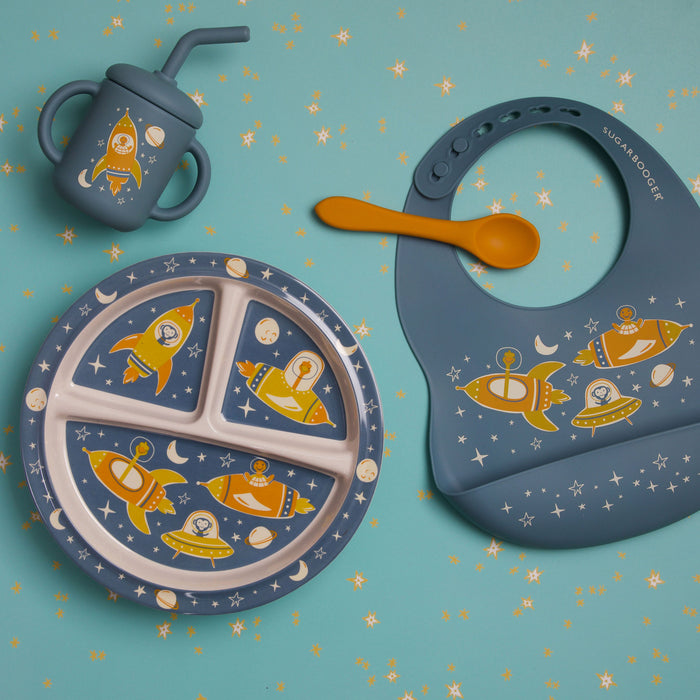 Fresh & Messy Silicone Bib & Spoon Set | Zoom!