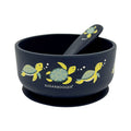 Fresh & Messy Silicone Suction Bowl & Spoon Set | Sea Turtle