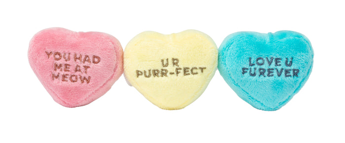FuzzYard - Candy Hearts (Cat Toy)