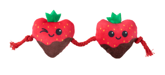 FuzzYard - Strawberry Hearts String (Cat Toy)