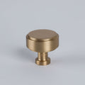 Georgia Knob - Burnished Brass By Hepburn - Entry - Point - GKBB - Hepburn Hardware
