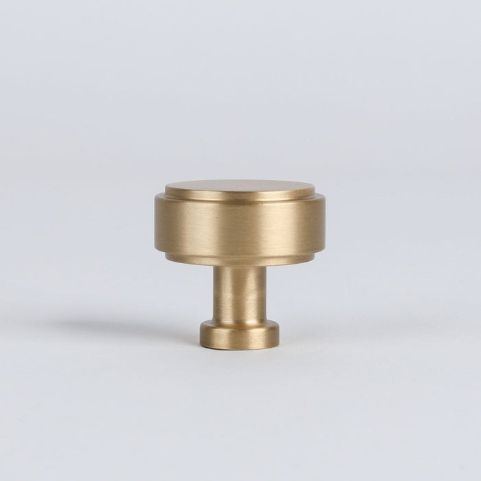Georgia Knob - Burnished Brass By Hepburn - Entry - Point - GKBB - Hepburn Hardware