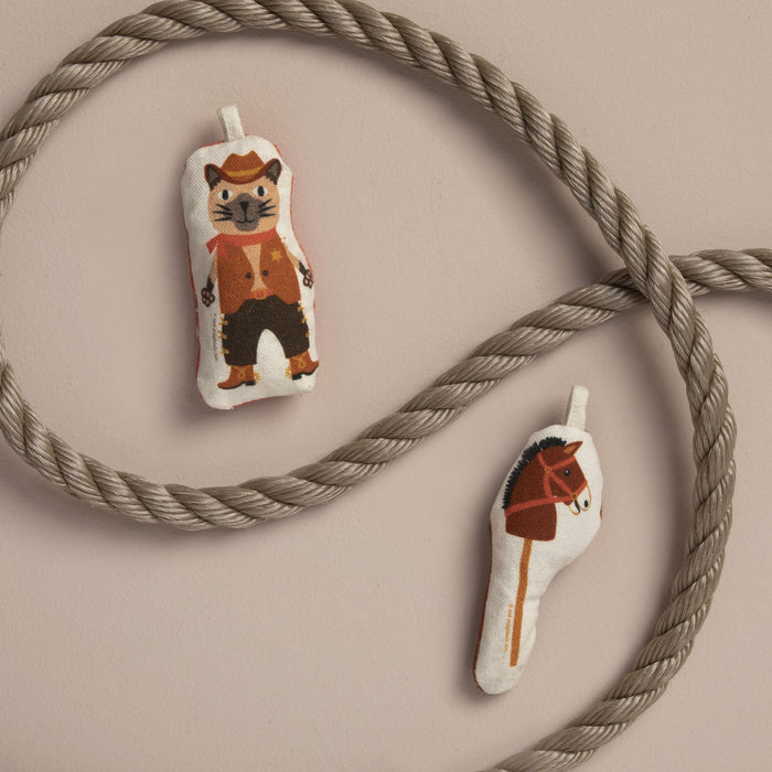 Go Kitty Go Cat Toy Set | Cowboy & Horse