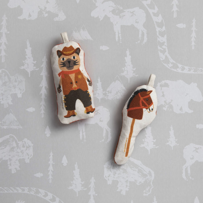 Go Kitty Go Cat Toy Set | Cowboy & Horse
