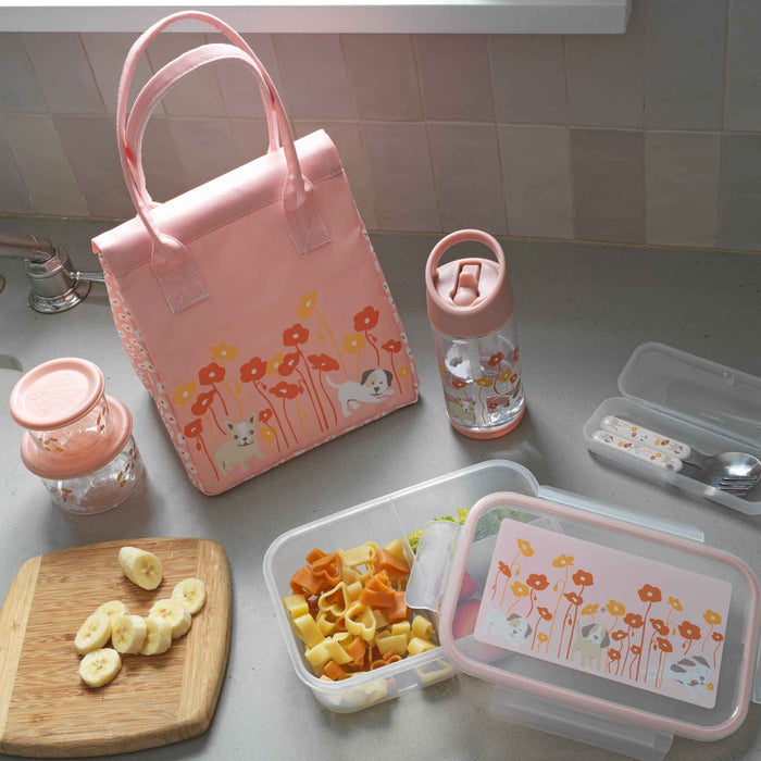 Good Lunch Snack Containers | Puppies & Poppies | Small
