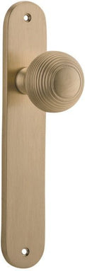 Brushed Brass / Knob Set Only