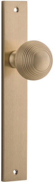 Brushed Brass / Knob Set Only