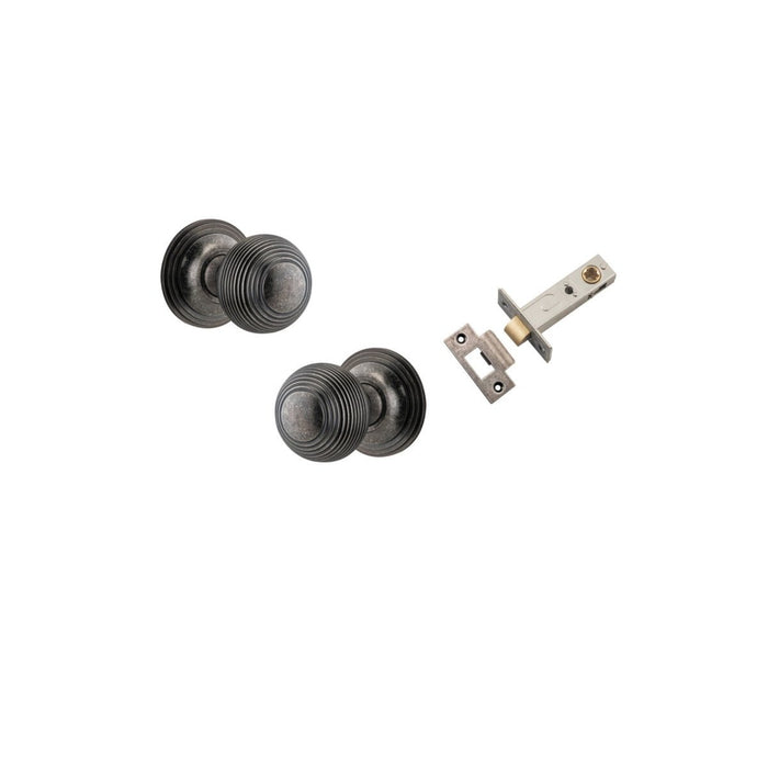 Distressed Nickel / Passage Set (Latch Included)