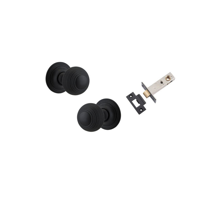 Matt Black / Passage Set (Latch Included)