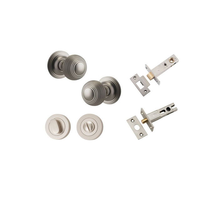 Satin Nickel / Privacy Set (Latch & Bolt Included)