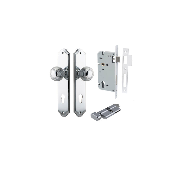 Polished Chrome / Key/Turn Entrance Kit (Lock & Key Cylinder Included)