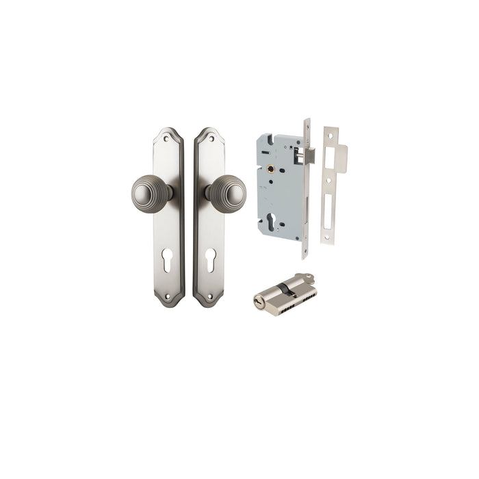 Satin Nickel / Key/Key Entrance Kit (Lock & Key Cylinder Included)