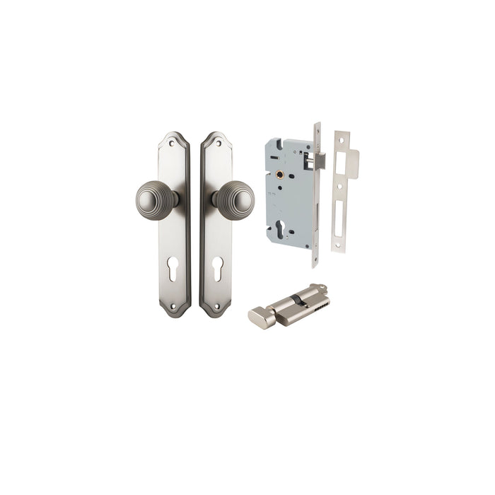 Satin Nickel / Key/Turn Entrance Kit (Lock & Key Cylinder Included)