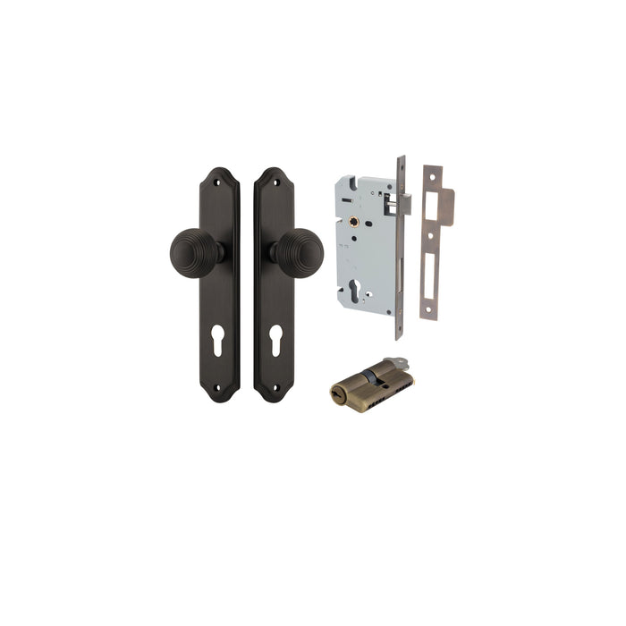 Signature Brass / Key/Key Entrance Kit (Lock & Key Cylinder Included)