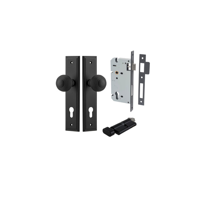 Matt Black / Key/Turn Entrance Kit (Lock & Key Cylinder Included)