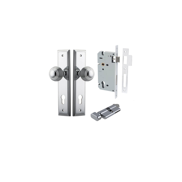 Polished Chrome / Key/Turn Entrance Kit (Lock & Key Cylinder Included)