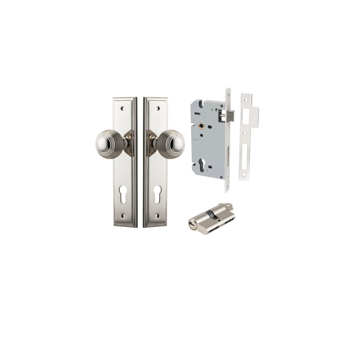 Polished Nickel / Key/Key Entrance Kit (Lock & Key Cylinder Included)