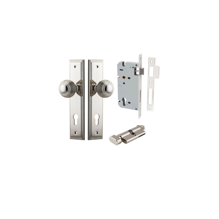 Polished Nickel / Key/Turn Entrance Kit (Lock & Key Cylinder Included)