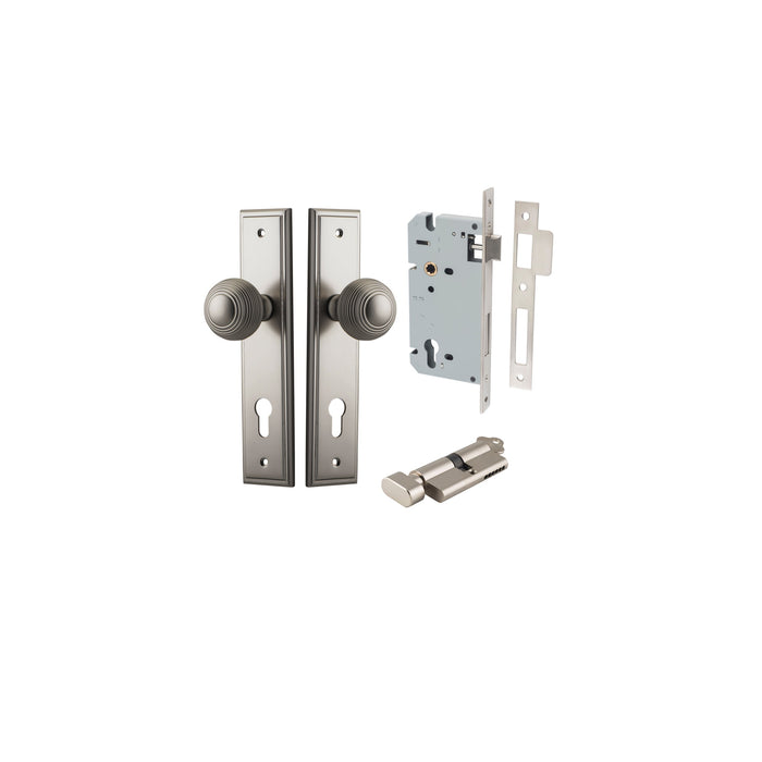 Satin Nickel / Key/Turn Entrance Kit (Lock & Key Cylinder Included)