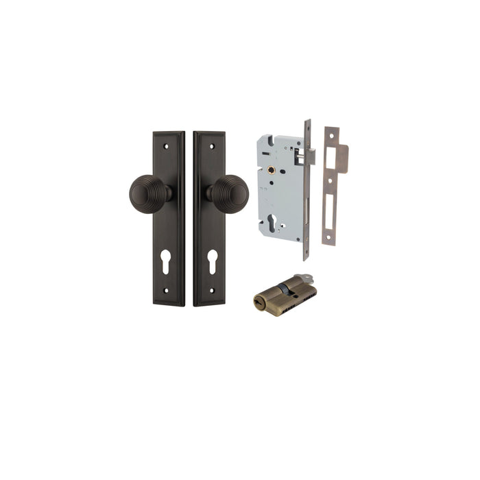 Signature Brass / Key/Key Entrance Kit (Lock & Key Cylinder Included)