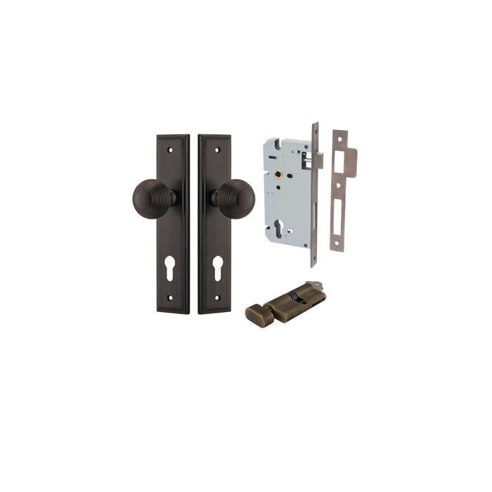 Signature Brass / Key/Turn Entrance Kit (Lock & Key Cylinder Included)