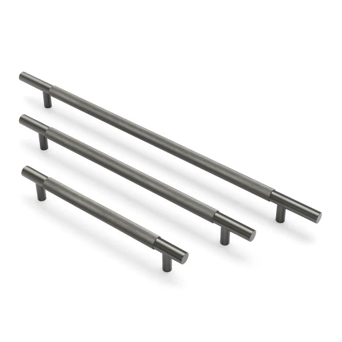 Gunmetal Knurled Appliance/Door Pull - Charmian - Manovella