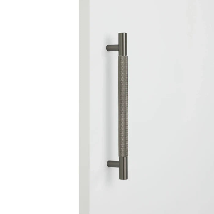 Gunmetal Knurled Appliance/Door Pull - Charmian - Manovella