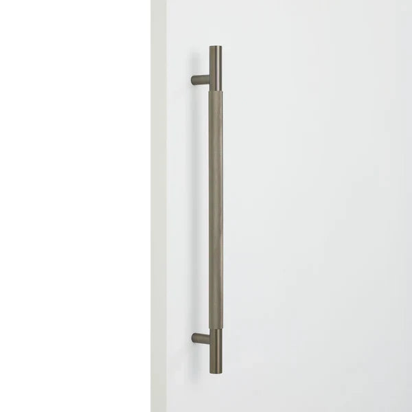 Gunmetal Knurled Appliance/Door Pull - Charmian - Manovella