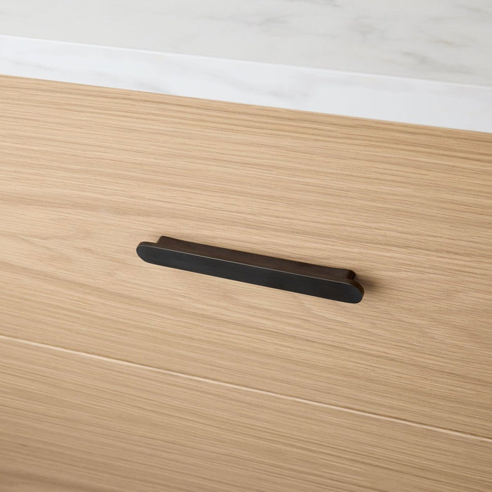 Gunmetal Oval Profile Cabinet Pull - Imogen - Entry - Point - CABIMO160GM - Manovella